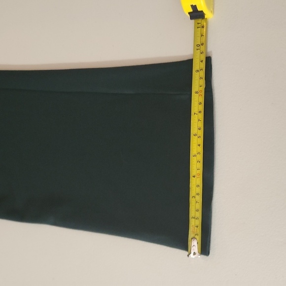 T Tahari Pants Womens Size M Hunter Green Pull On Straight Leg - Picture 8 of 11